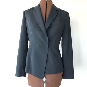 Perry Ellis Lined Black Blazer Size 40